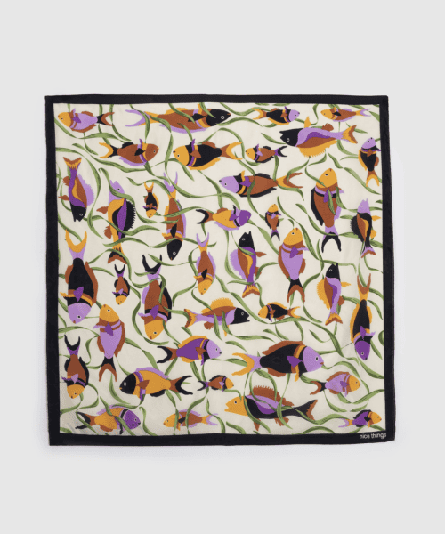 Alternative view of Jessica Fish Scarf